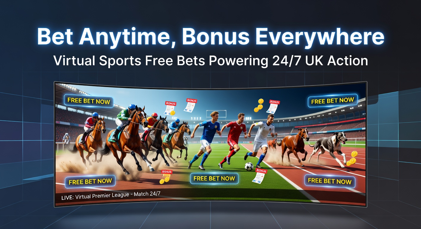 Dynamic virtual sports betting screen displaying horse races, football matches, and greyhound events with live odds updating in real-time