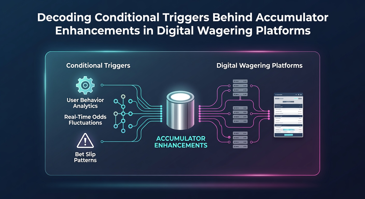 Digital interface showing accumulator bet builder with conditional boost indicators active