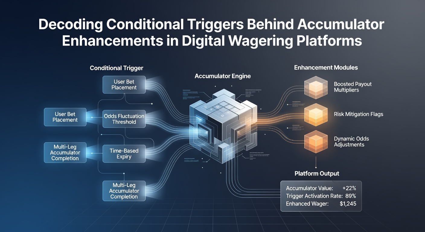 Backend flowchart illustrating conditional trigger evaluation for accumulator promotions