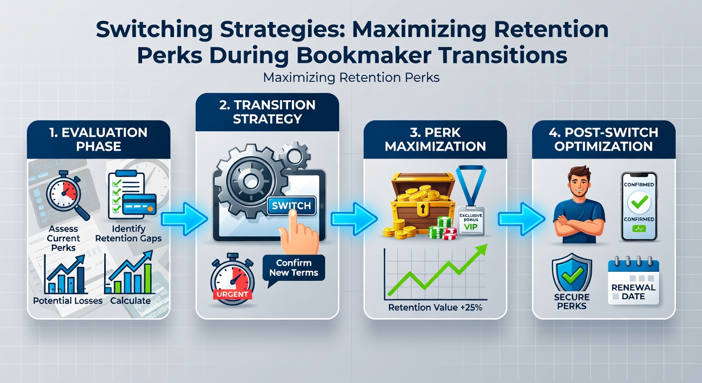Punters reviewing bookmaker terms and comparing retention offers during platform transitions